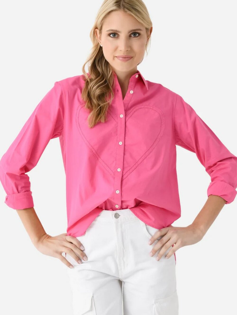 KERRI ROSENTHAL, Women's Mia Maxi Heart Shirt